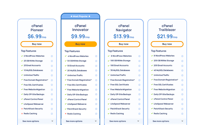 cPanel Web Hosting